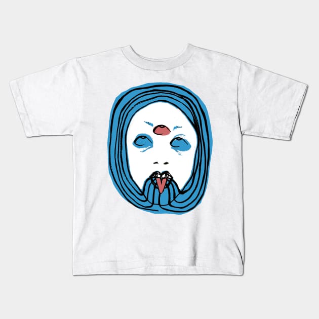 Third eye open Kids T-Shirt by 3ET3